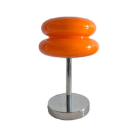 Burger Glass Table Lamp — USB Rechargeable, Warm White 3000K