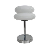Burger Glass Table Lamp — USB Rechargeable, Warm White 3000K