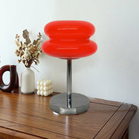 Burger Glass Table Lamp — USB Rechargeable, Warm White 3000K