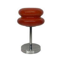 Burger Glass Table Lamp — USB Rechargeable, Warm White 3000K