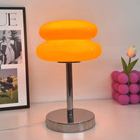 Burger Glass Table Lamp — USB Rechargeable, Warm White 3000K