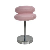 Burger Glass Table Lamp — USB Rechargeable, Warm White 3000K