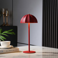 Mushroom Iron Table Lamp — Cordless 34 cm, Dimmable 3000-6000K